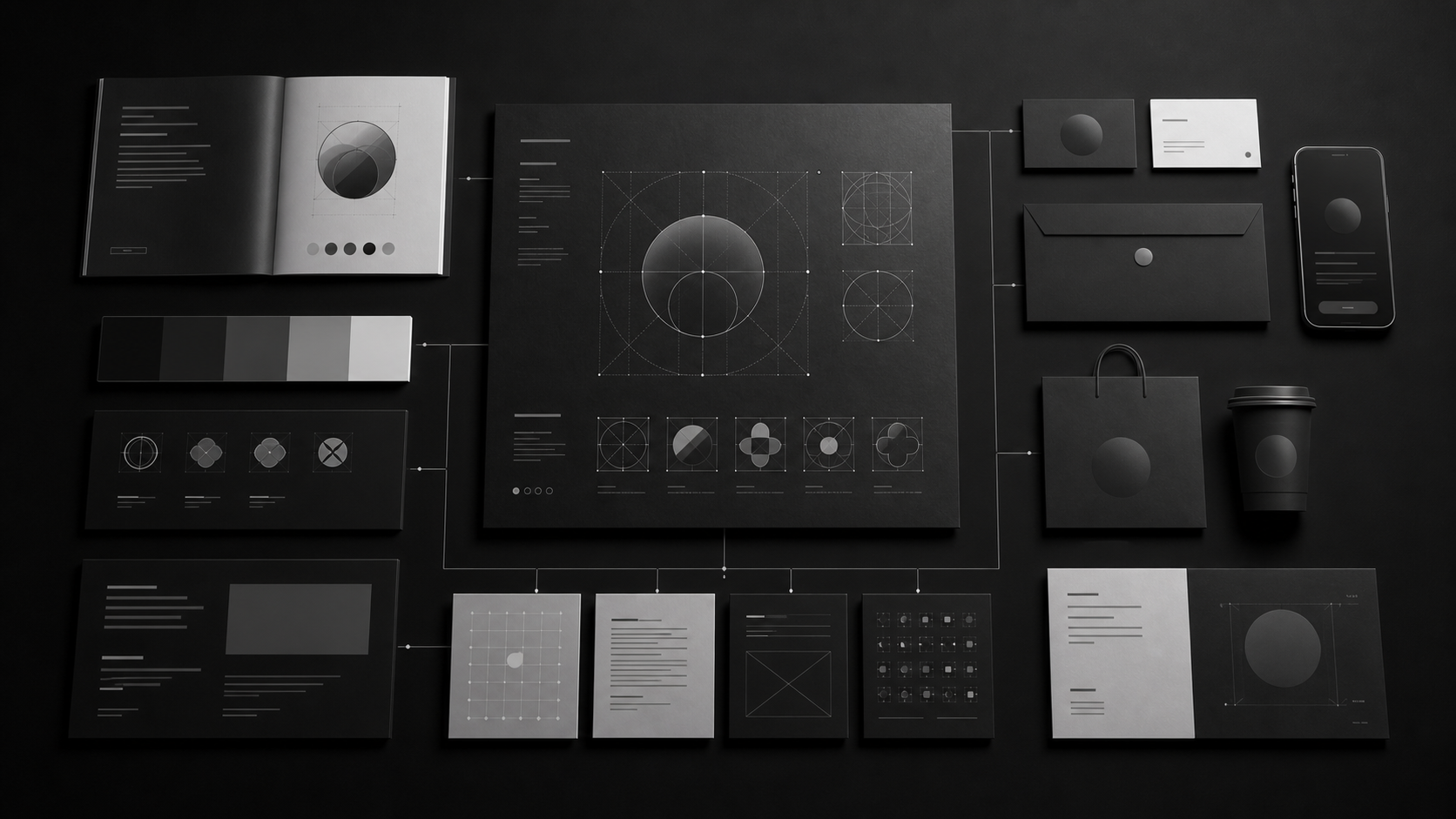 Brand logo design is not just a mark, it is an identity system