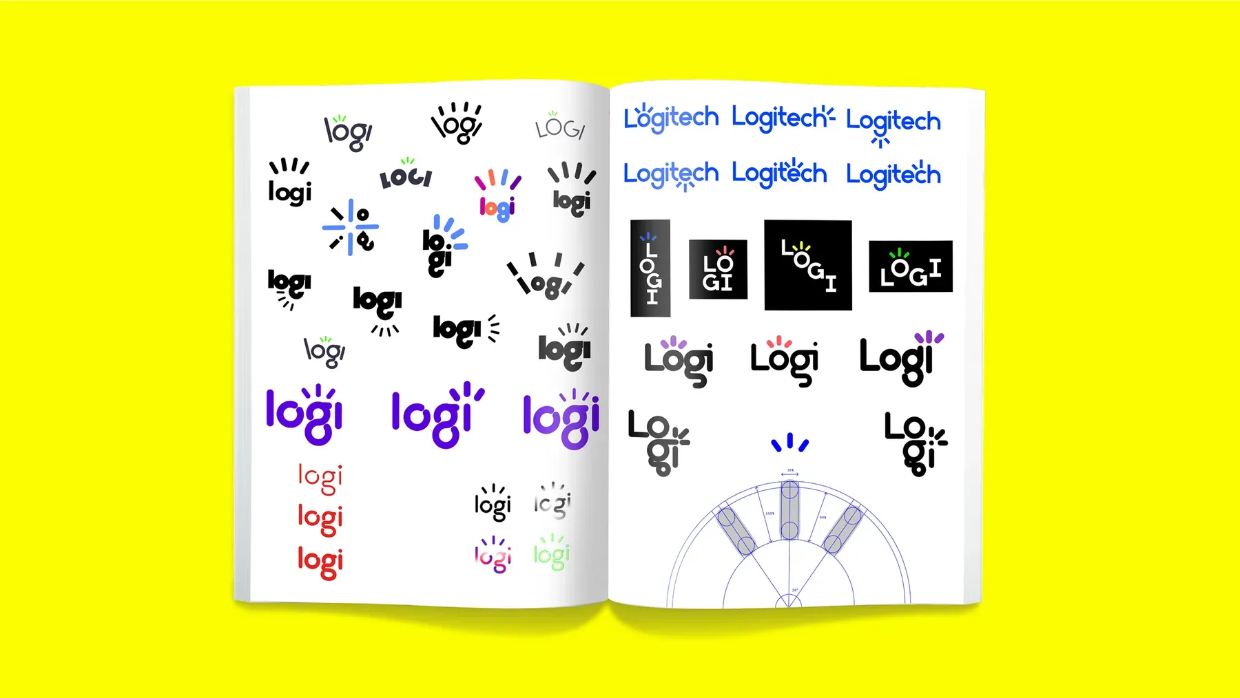 Logitech 标志探索画面