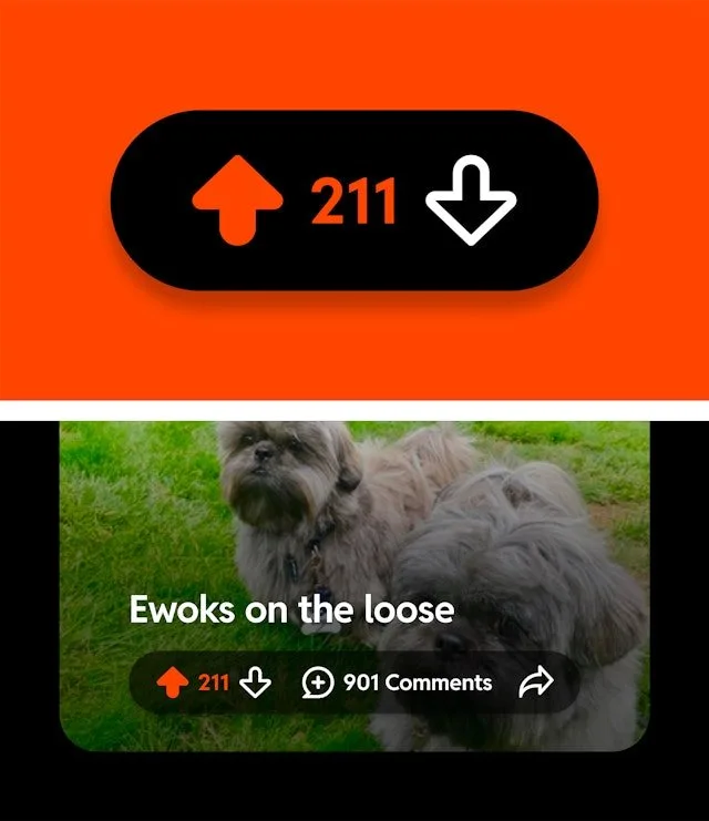 Reddit 投票语言在视觉传播中的表达