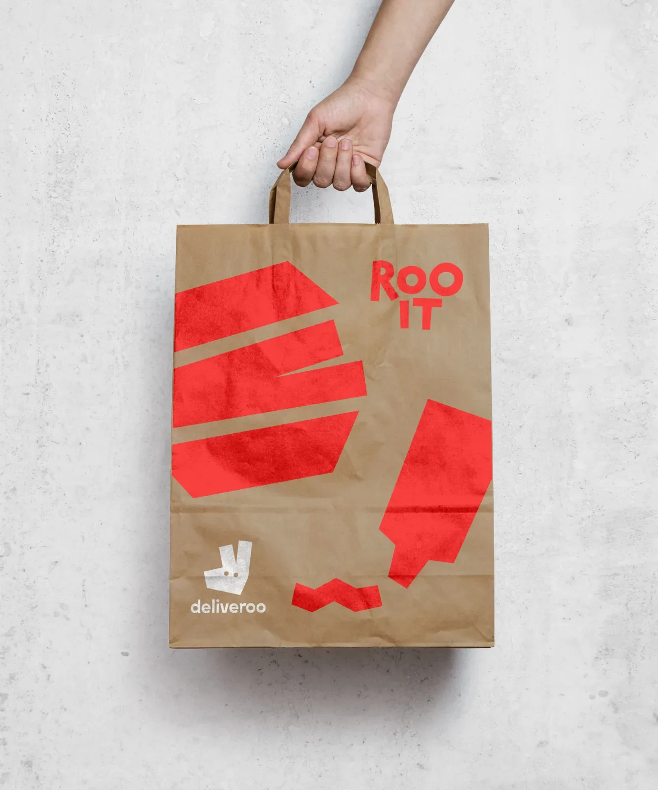 Deliveroo 品牌包袋与公共空间触点