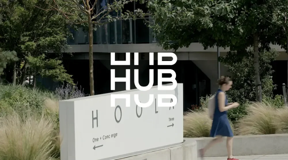 HUB Residential 动态字标主视觉