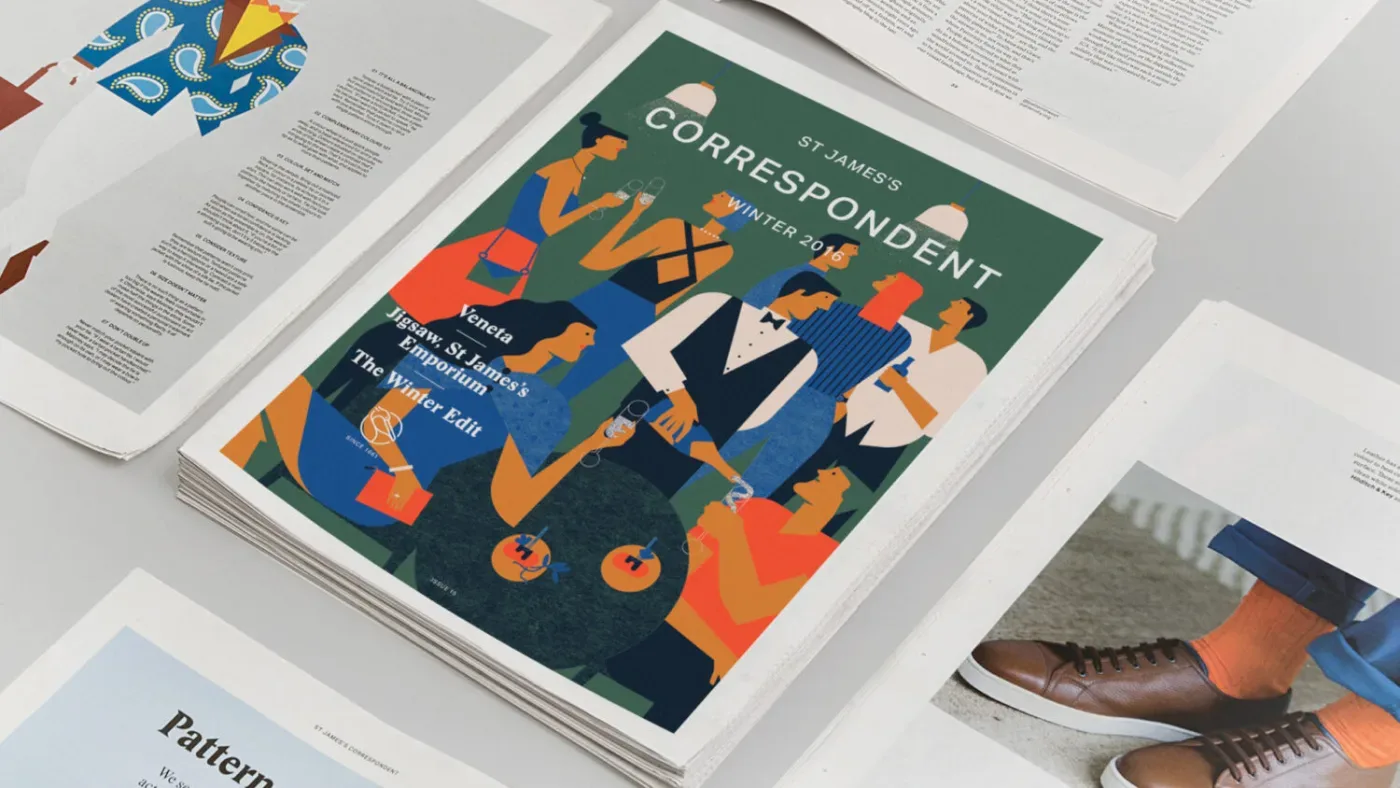 The Correspondent 季刊封面与品牌视觉