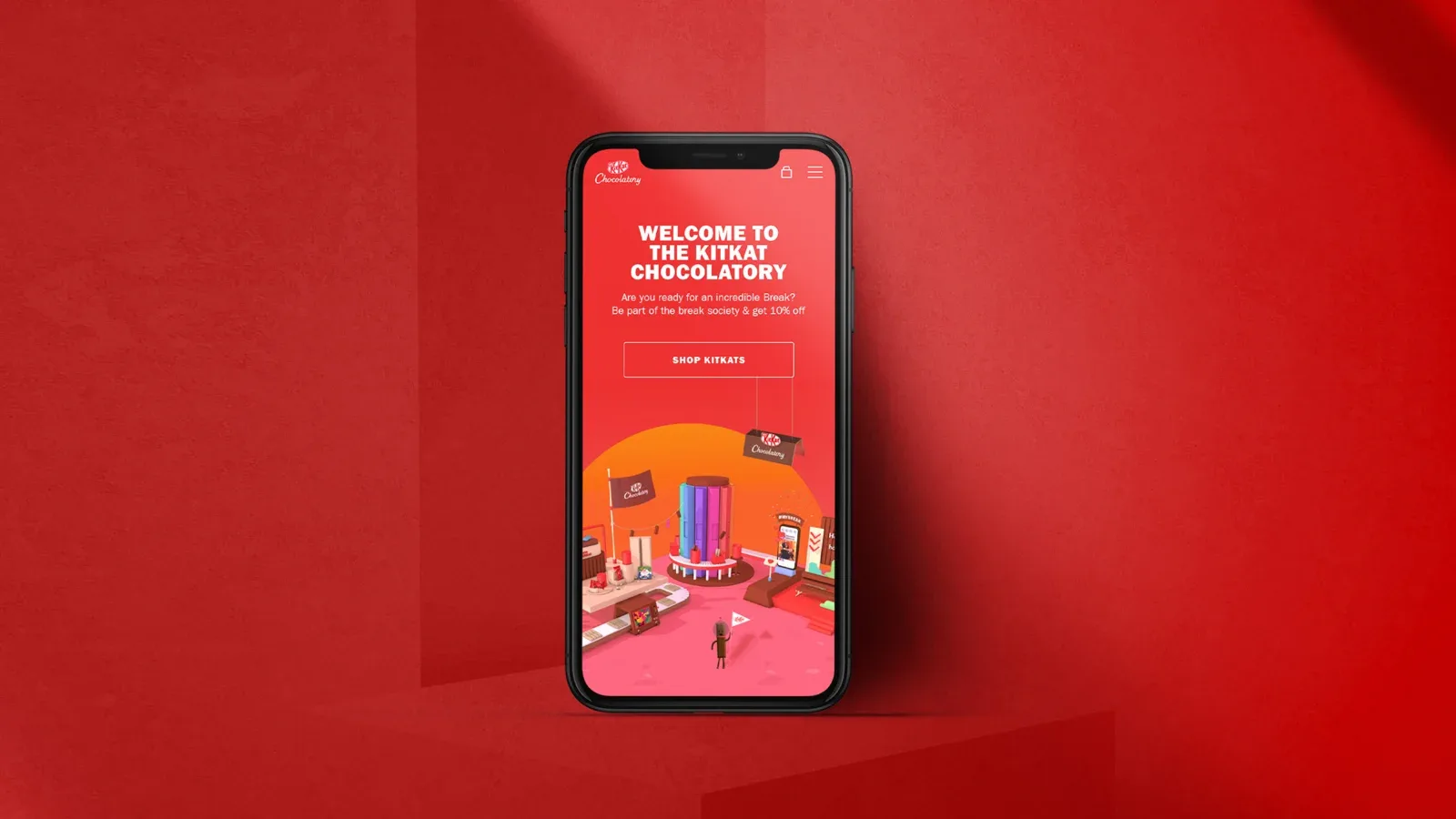 Landor KitKat Chocolatory 案例项目视觉展示图7