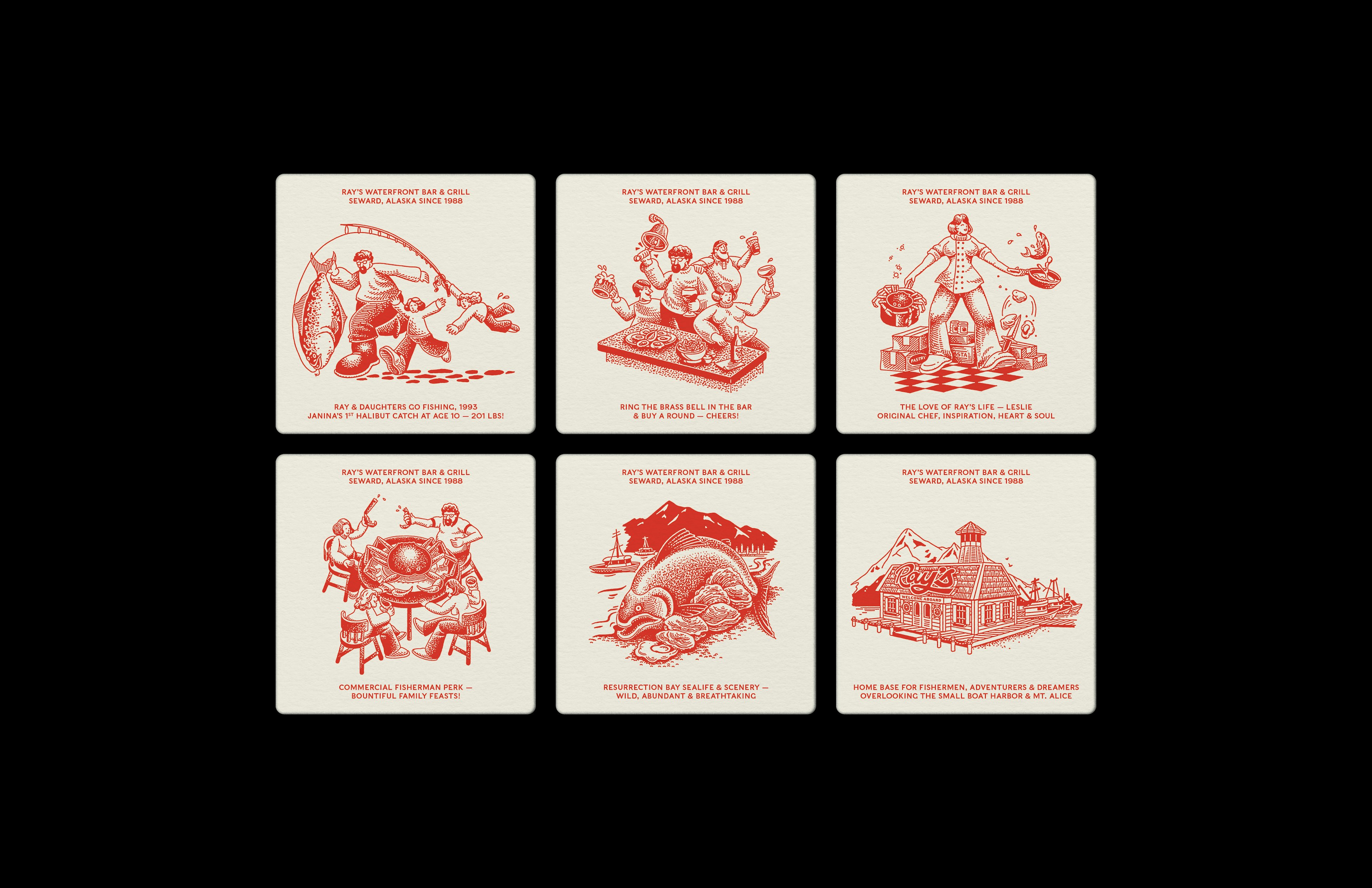 Base’s brand for smalltown ’80s seafood spot Ray’s is a masterclass in earnestne